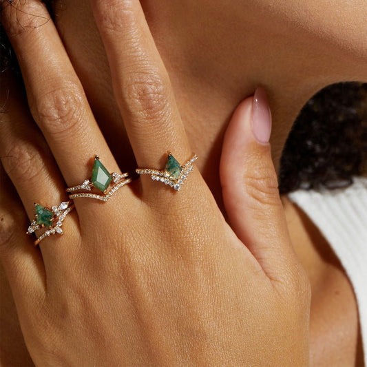 Moss Agate Jewelry: Nature’s Artistry in Every Piece - GiltJoy