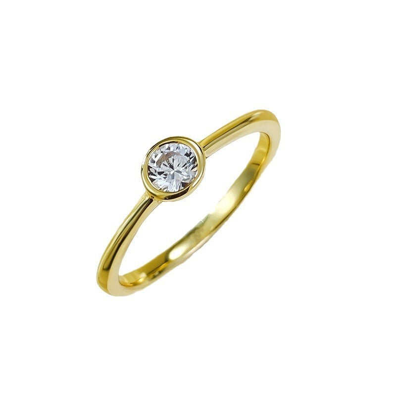 Minimalist  Daily Simple All-Match Ring