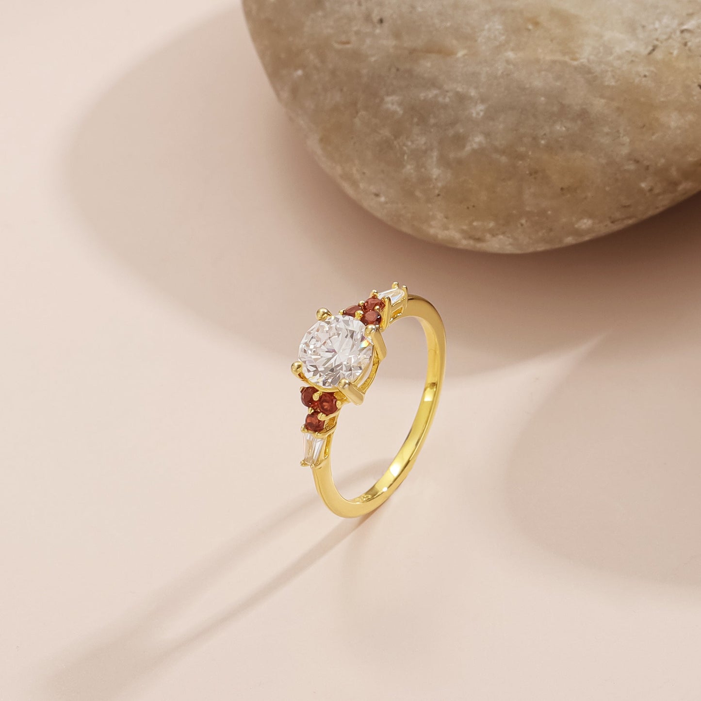 1 Carat Halo Moissanite Ring for Women, 925 Silver Engagement & Anniversary Gift