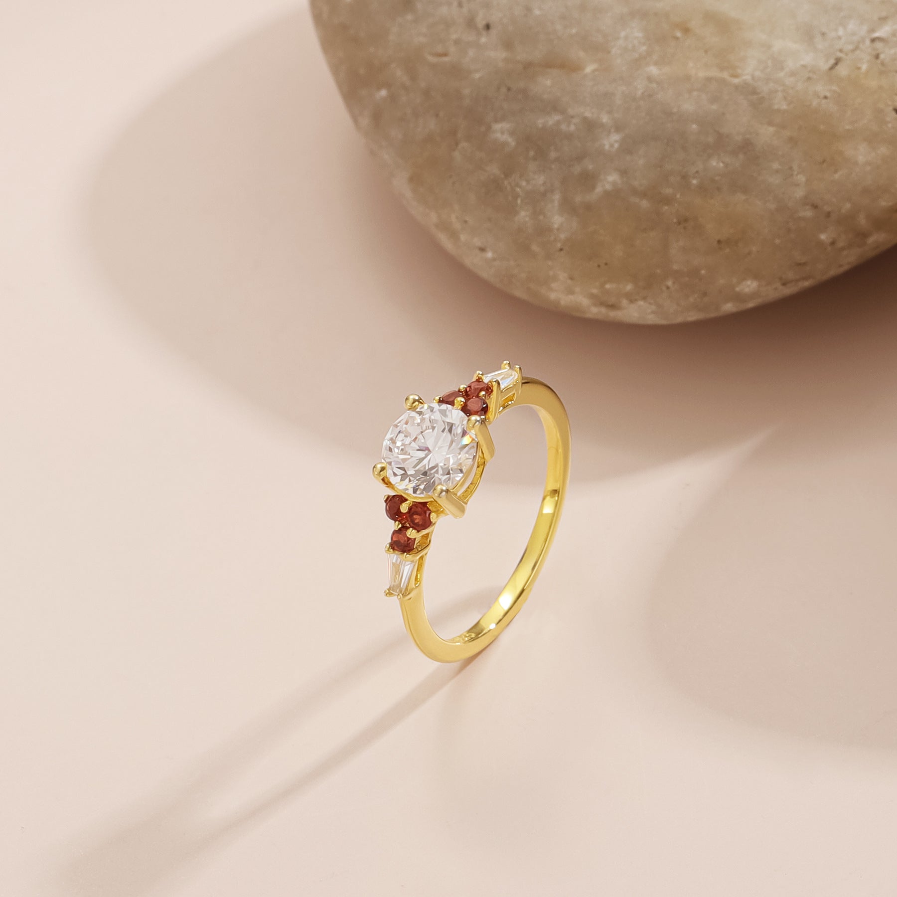 1 Carat Halo Moissanite Ring for Women, 925 Silver Engagement & Anniversary Gift