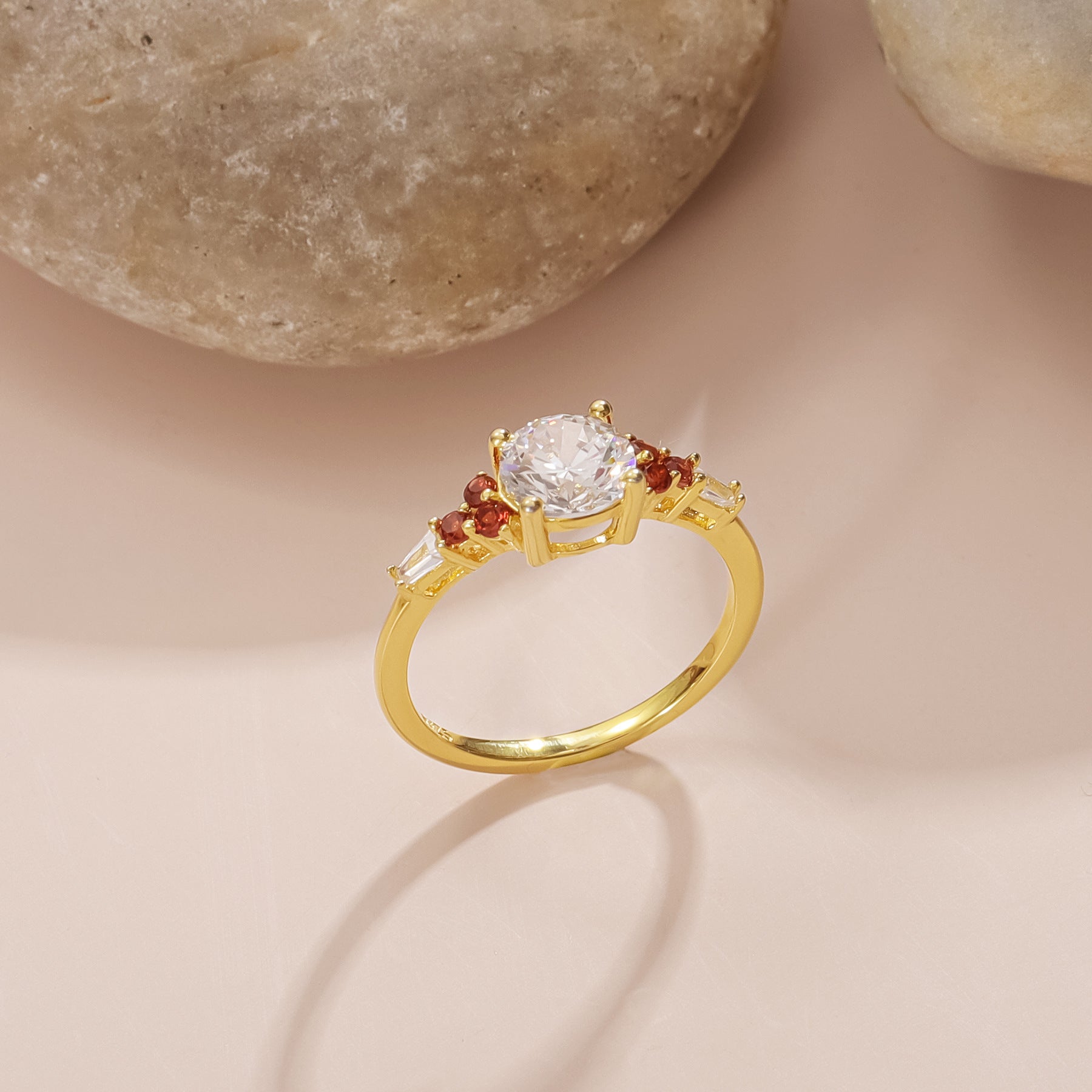 1 Carat Halo Moissanite Ring for Women, 925 Silver Engagement & Anniversary Gift