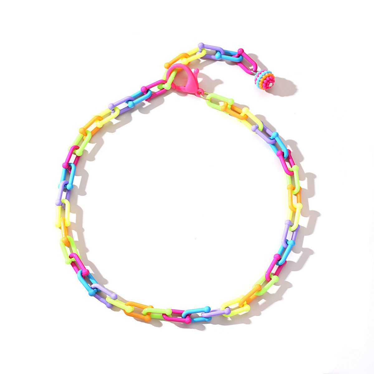New Handmade Chain Stitching Anklet Handmade Color Fashion Double Layer