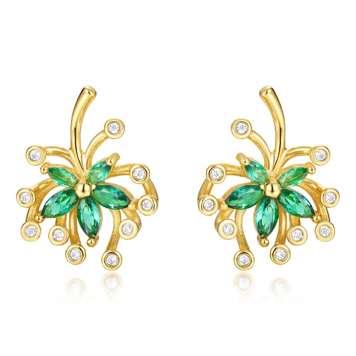 925 Sterling Silver Moissanite Stud Earrings