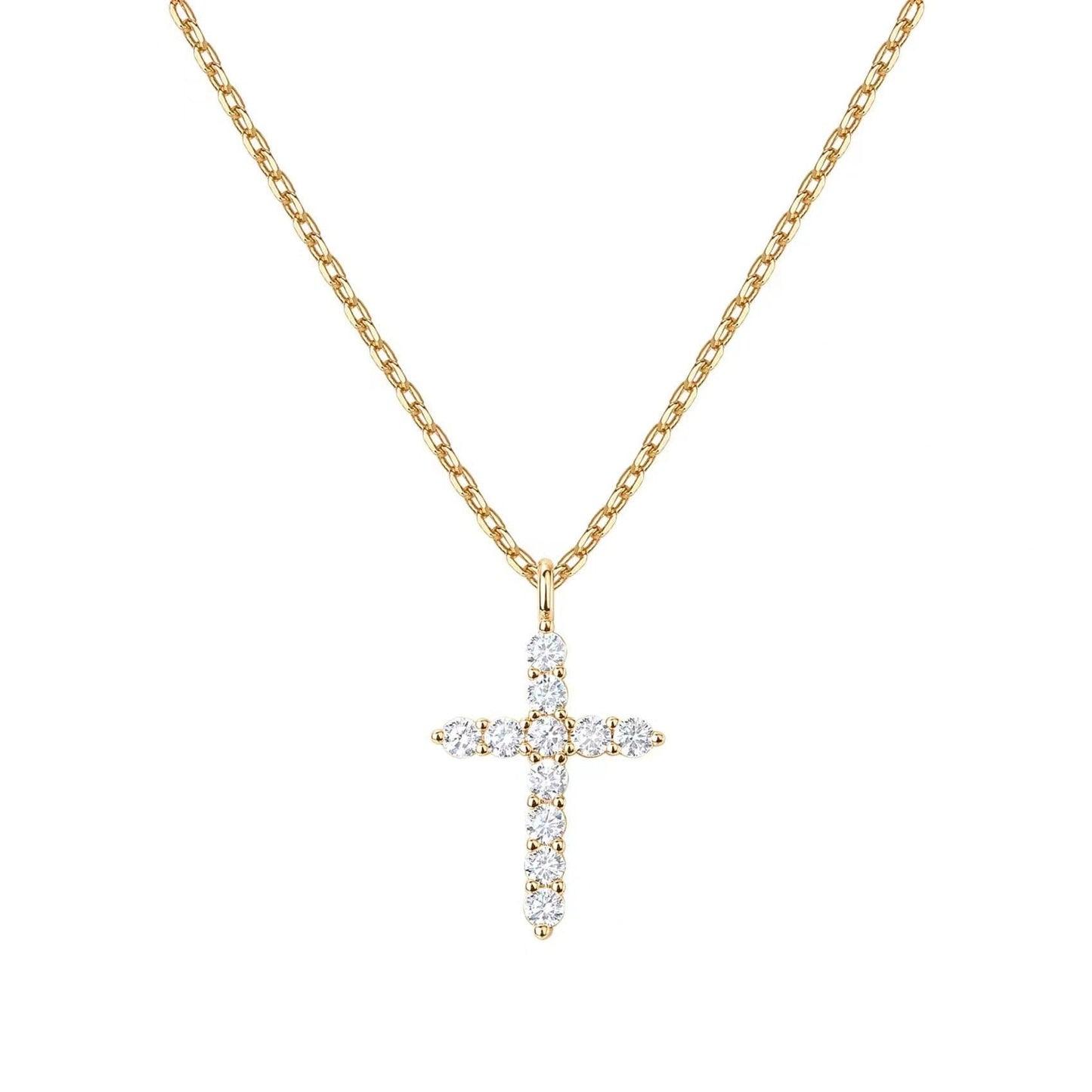 925 Sterling Silver Necklace Cross