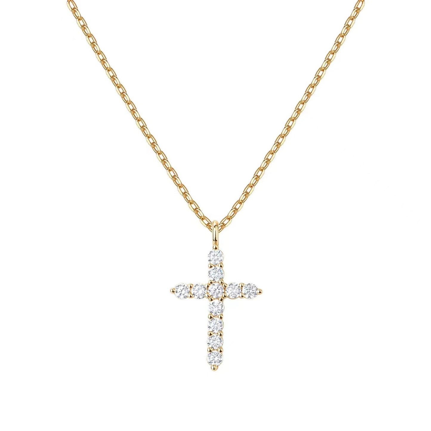 925 Sterling Silver Necklace Cross