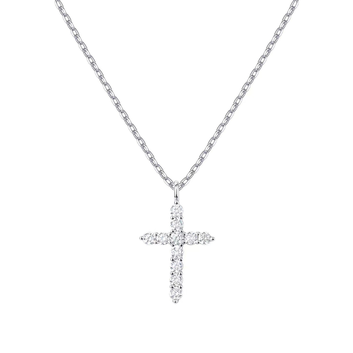 925 Sterling Silver Necklace Cross