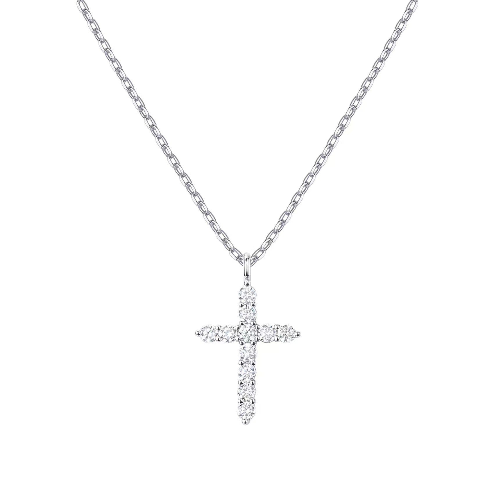 925 Sterling Silver Necklace Cross