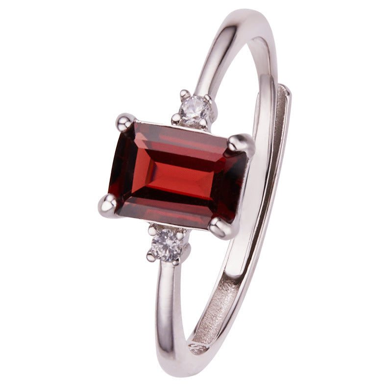 Natural Peridot Ring 14K White Gold Vermeil, August Birthstone Gold Ring, Engagement Ring, Promise Ring, Anniversary Gift, Birthday gift for her