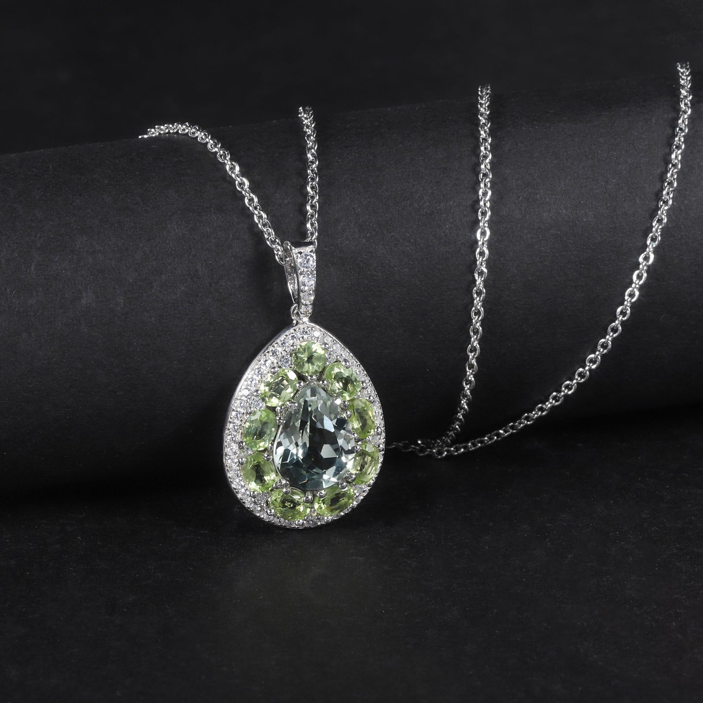 August Birthstone Necklace, Dainty Peridot Necklace, Peridot Birthstone Jewelry
