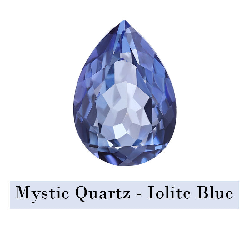 Half Eternity Natural Gemstone Engagement Ring Promise Ring Unique Statement Ring Anniversary Gift