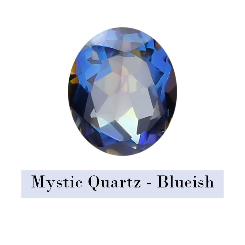 Half Eternity Natural Gemstone Engagement Ring Promise Ring Unique Statement Ring Anniversary Gift