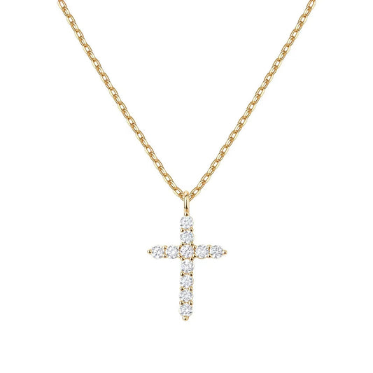 925 Sterling Silver Necklace Cross