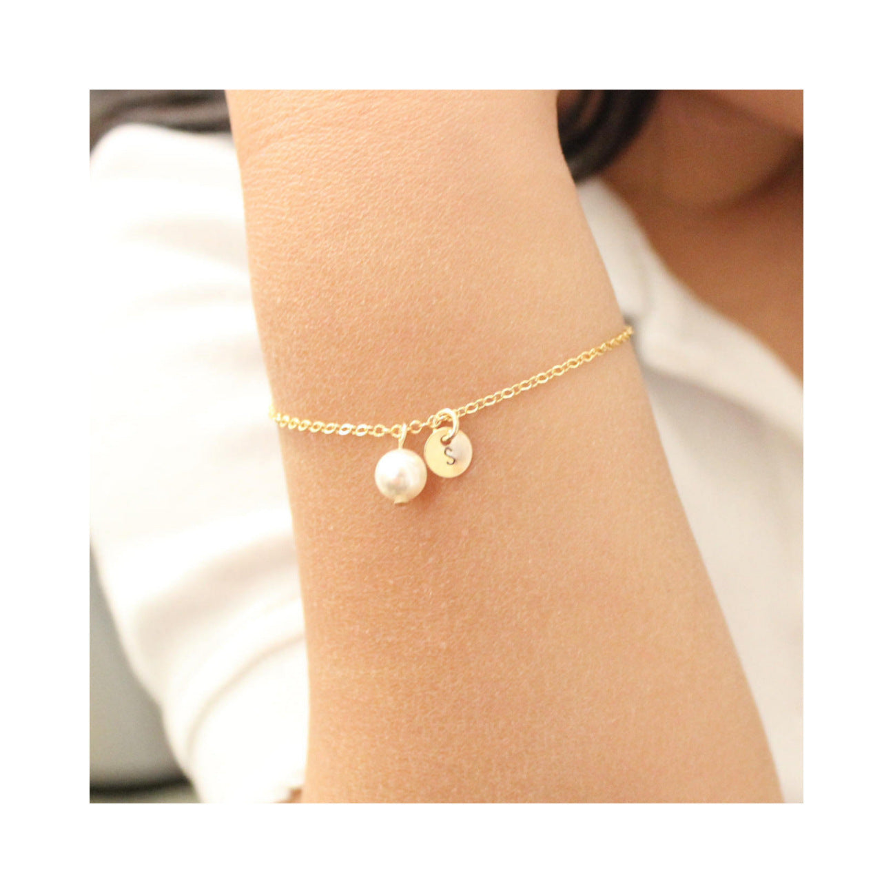 Initial Bracelet Exquisite Jewelry Gift for Her