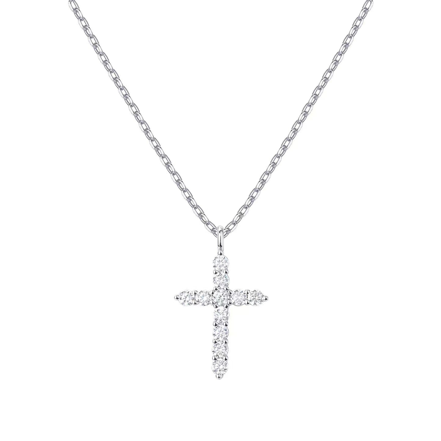 925 Sterling Silver Necklace Cross
