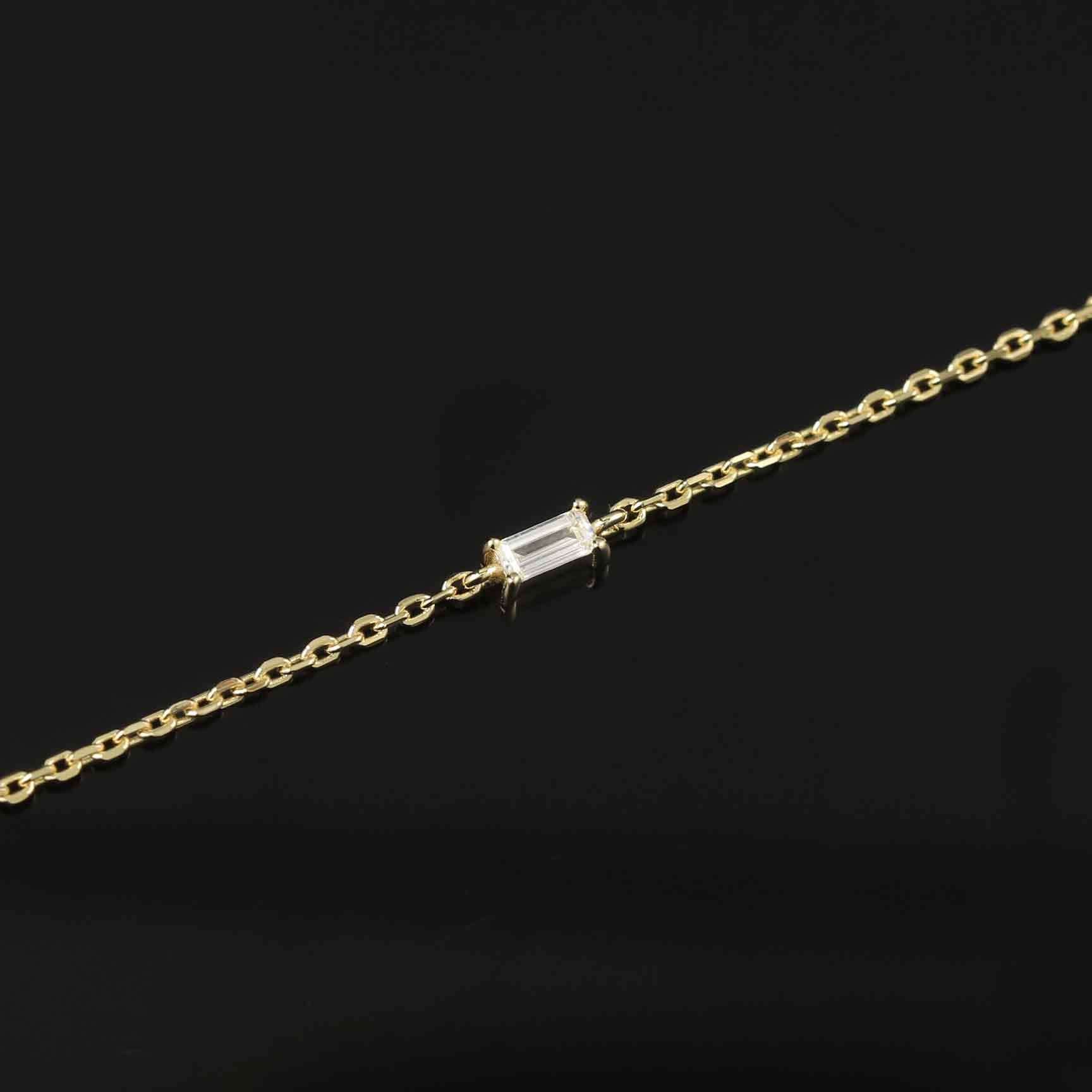 Emerald Cut Moissanite Tennis Bracelet 925 Sterling Silver Anniversary Birthday Gift for Women