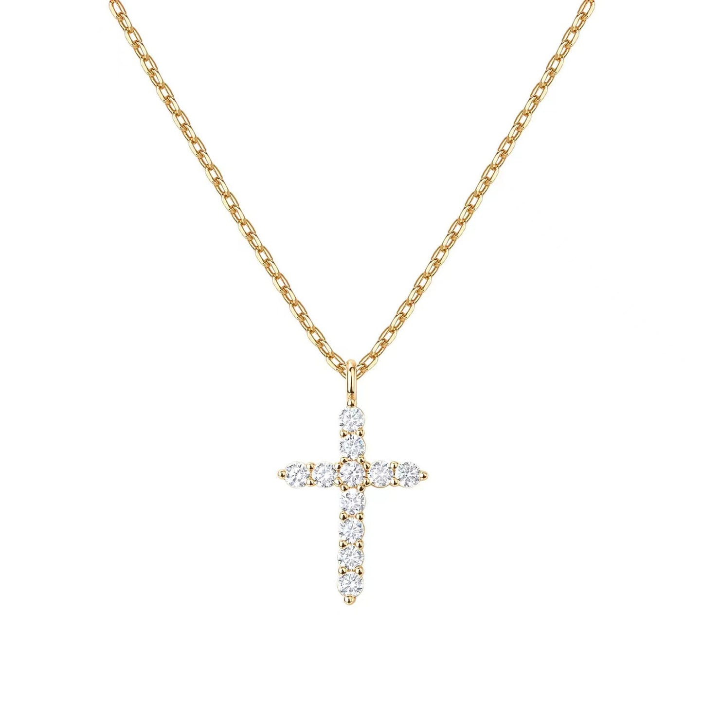 925 Sterling Silver Necklace Cross