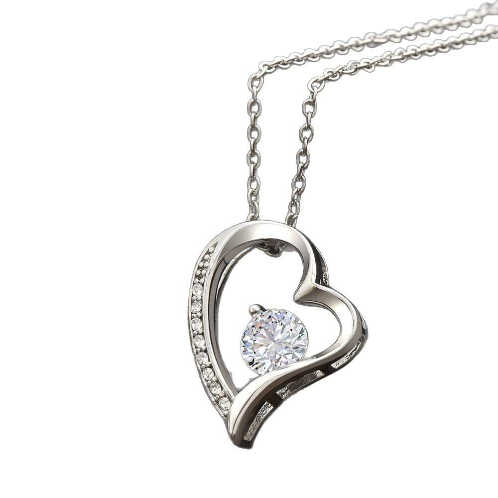 Heart CZ Necklace for My Daughter