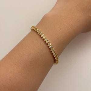 Marquise Diamond Tennis Bracelet • CZ Bracelet • Perfect Wedding Jewelry • Maid of Honor Gift