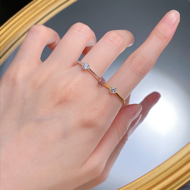 Minimalist Daily Simple All - Match Ring