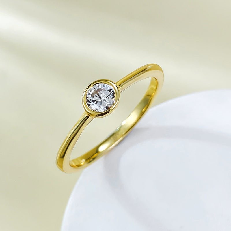 Minimalist Daily Simple All - Match Ring